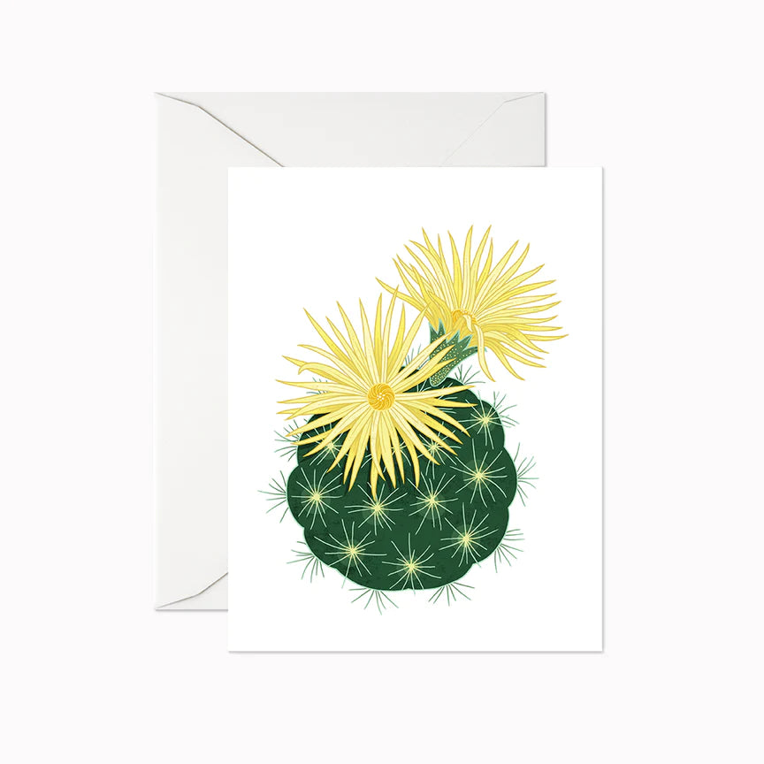 Cactus greeting card blank