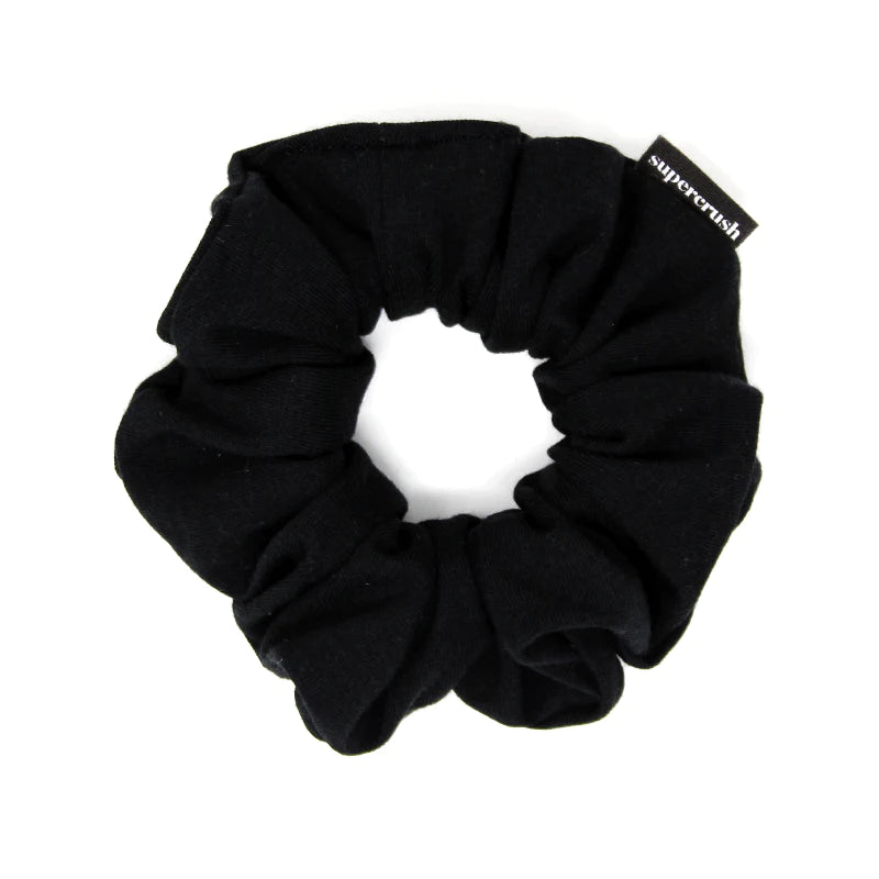 black scrunchie from supercrush