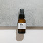 body spray in amber spray bottle 